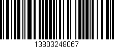 Código de barras (EAN, GTIN, SKU, ISBN): '13803248067'