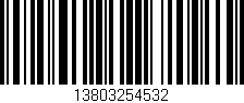 Código de barras (EAN, GTIN, SKU, ISBN): '13803254532'