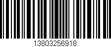 Código de barras (EAN, GTIN, SKU, ISBN): '13803256918'
