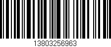 Código de barras (EAN, GTIN, SKU, ISBN): '13803256963'