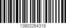 Código de barras (EAN, GTIN, SKU, ISBN): '13803264319'