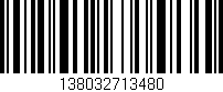 Código de barras (EAN, GTIN, SKU, ISBN): '138032713480'