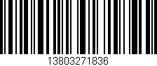 Código de barras (EAN, GTIN, SKU, ISBN): '13803271836'