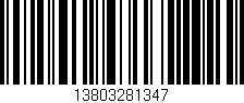 Código de barras (EAN, GTIN, SKU, ISBN): '13803281347'