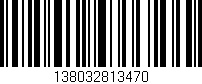 Código de barras (EAN, GTIN, SKU, ISBN): '138032813470'