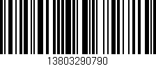 Código de barras (EAN, GTIN, SKU, ISBN): '13803290790'