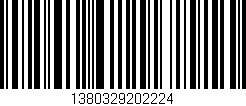 Código de barras (EAN, GTIN, SKU, ISBN): '1380329202224'
