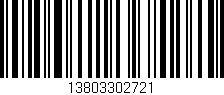 Código de barras (EAN, GTIN, SKU, ISBN): '13803302721'