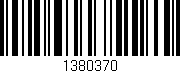 Código de barras (EAN, GTIN, SKU, ISBN): '1380370'