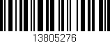 Código de barras (EAN, GTIN, SKU, ISBN): '13805276'