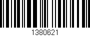 Código de barras (EAN, GTIN, SKU, ISBN): '1380621'