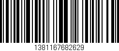Código de barras (EAN, GTIN, SKU, ISBN): '1381167682629'