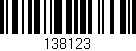 Código de barras (EAN, GTIN, SKU, ISBN): '138123'