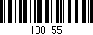 Código de barras (EAN, GTIN, SKU, ISBN): '138155'