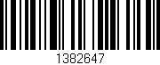 Código de barras (EAN, GTIN, SKU, ISBN): '1382647'