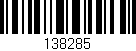 Código de barras (EAN, GTIN, SKU, ISBN): '138285'
