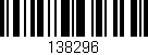 Código de barras (EAN, GTIN, SKU, ISBN): '138296'