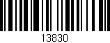 Código de barras (EAN, GTIN, SKU, ISBN): '13830'