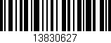 Código de barras (EAN, GTIN, SKU, ISBN): '13830627'
