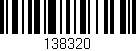 Código de barras (EAN, GTIN, SKU, ISBN): '138320'