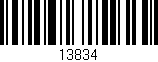 Código de barras (EAN, GTIN, SKU, ISBN): '13834'