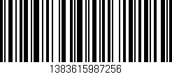 Código de barras (EAN, GTIN, SKU, ISBN): '1383615987256'