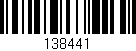 Código de barras (EAN, GTIN, SKU, ISBN): '138441'