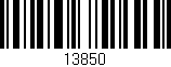 Código de barras (EAN, GTIN, SKU, ISBN): '13850'