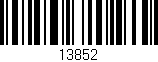 Código de barras (EAN, GTIN, SKU, ISBN): '13852'