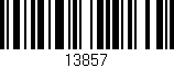 Código de barras (EAN, GTIN, SKU, ISBN): '13857'