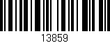 Código de barras (EAN, GTIN, SKU, ISBN): '13859'