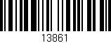 Código de barras (EAN, GTIN, SKU, ISBN): '13861'