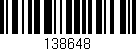 Código de barras (EAN, GTIN, SKU, ISBN): '138648'
