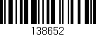 Código de barras (EAN, GTIN, SKU, ISBN): '138652'