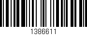 Código de barras (EAN, GTIN, SKU, ISBN): '1386611'