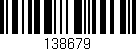 Código de barras (EAN, GTIN, SKU, ISBN): '138679'