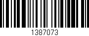 Código de barras (EAN, GTIN, SKU, ISBN): '1387073'