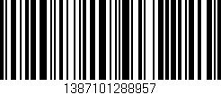 Código de barras (EAN, GTIN, SKU, ISBN): '1387101288957'