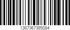Código de barras (EAN, GTIN, SKU, ISBN): '1387367385094'