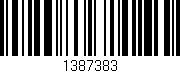 Código de barras (EAN, GTIN, SKU, ISBN): '1387383'
