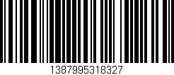 Código de barras (EAN, GTIN, SKU, ISBN): '1387995318327'