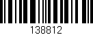 Código de barras (EAN, GTIN, SKU, ISBN): '138812'