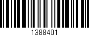 Código de barras (EAN, GTIN, SKU, ISBN): '1388401'