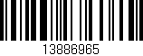 Código de barras (EAN, GTIN, SKU, ISBN): '13886965'