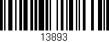 Código de barras (EAN, GTIN, SKU, ISBN): '13893'