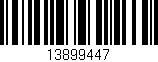 Código de barras (EAN, GTIN, SKU, ISBN): '13899447'