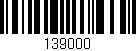 Código de barras (EAN, GTIN, SKU, ISBN): '139000'