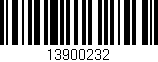 Código de barras (EAN, GTIN, SKU, ISBN): '13900232'