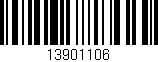 Código de barras (EAN, GTIN, SKU, ISBN): '13901106'