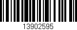 Código de barras (EAN, GTIN, SKU, ISBN): '13902595'